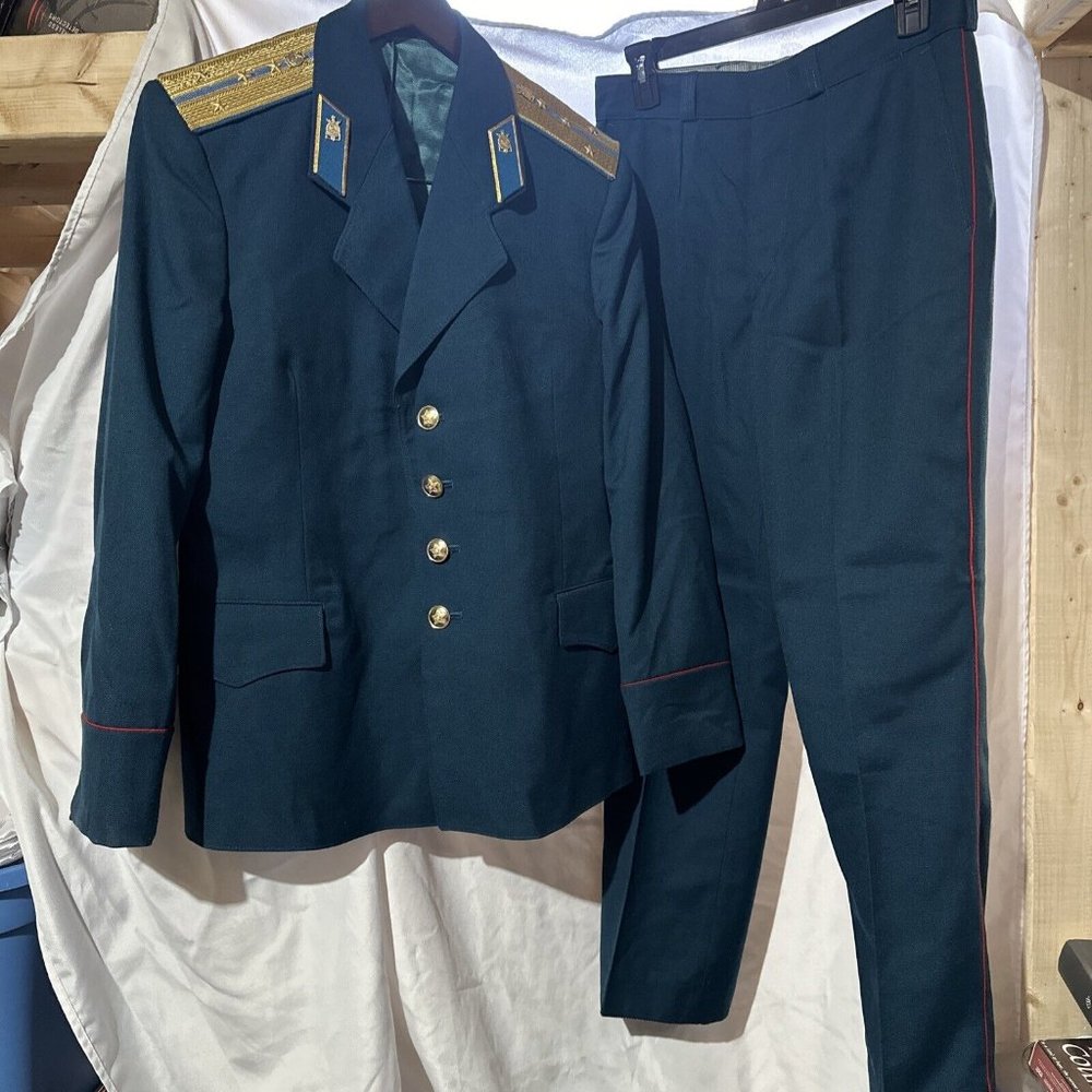 Vintage Soviet Military Uniform Officer Air Force Army Captain USSR Engineer